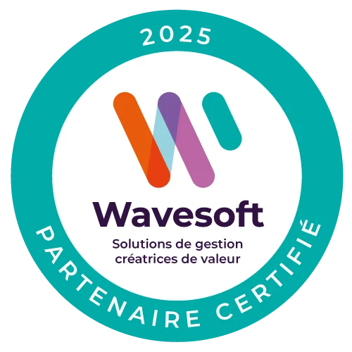 Badge Wavesoft partenaire certifié 2025